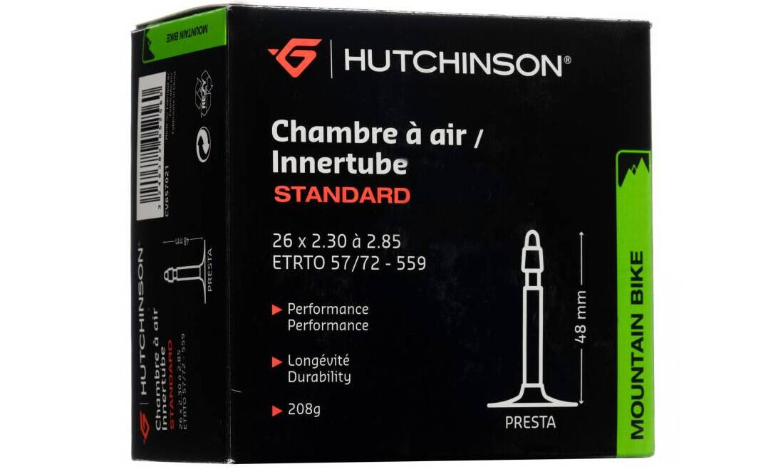 Камера HUTCHINSON CH 26X2.30-2.85 VF 48 MM Камера HUTCHINSON CH 26X2.30-2.85 VF 48 MM