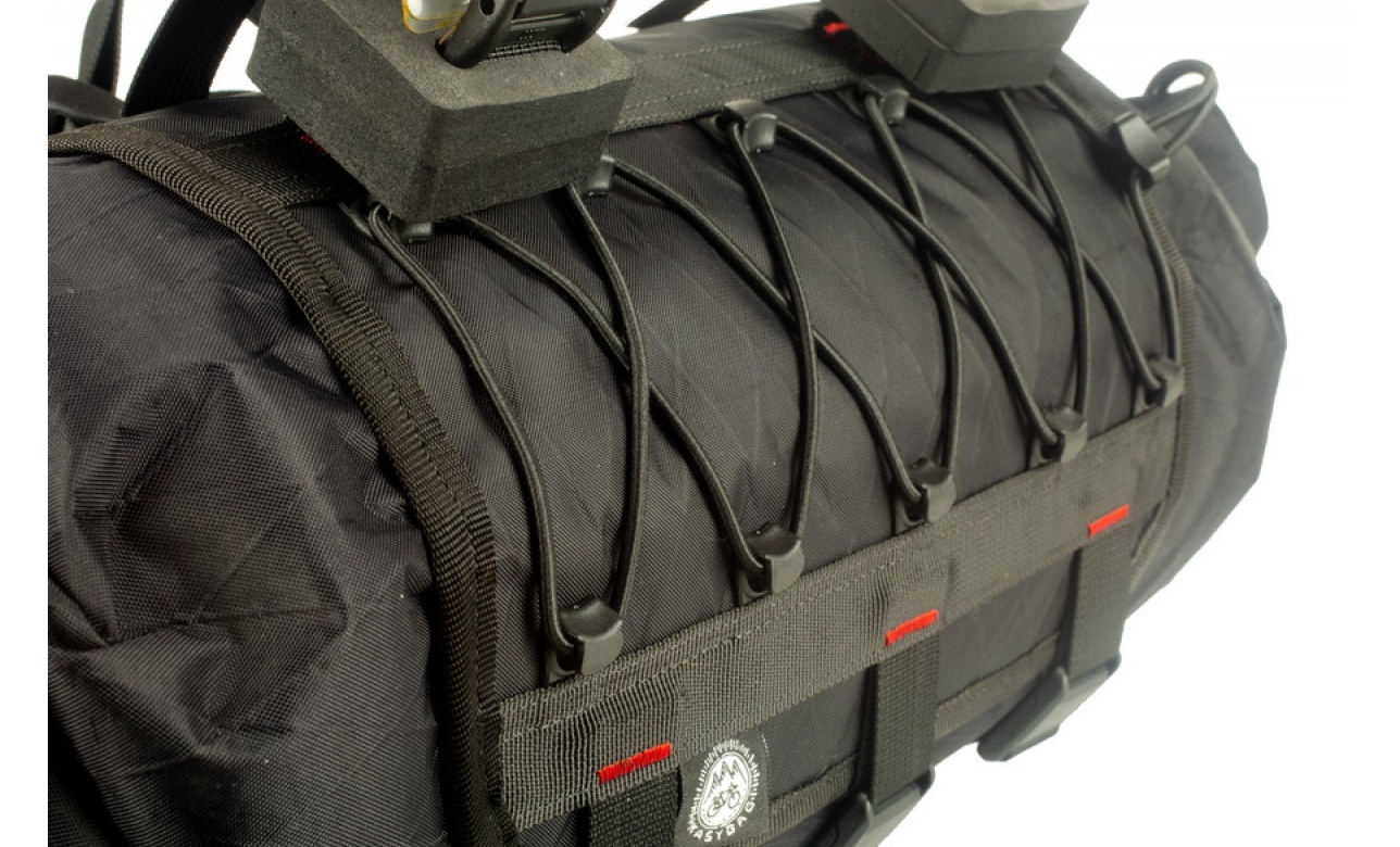 Фотография Нарульная сумка KasyBag Handlebar X-Roll MTB L Black-Black 5