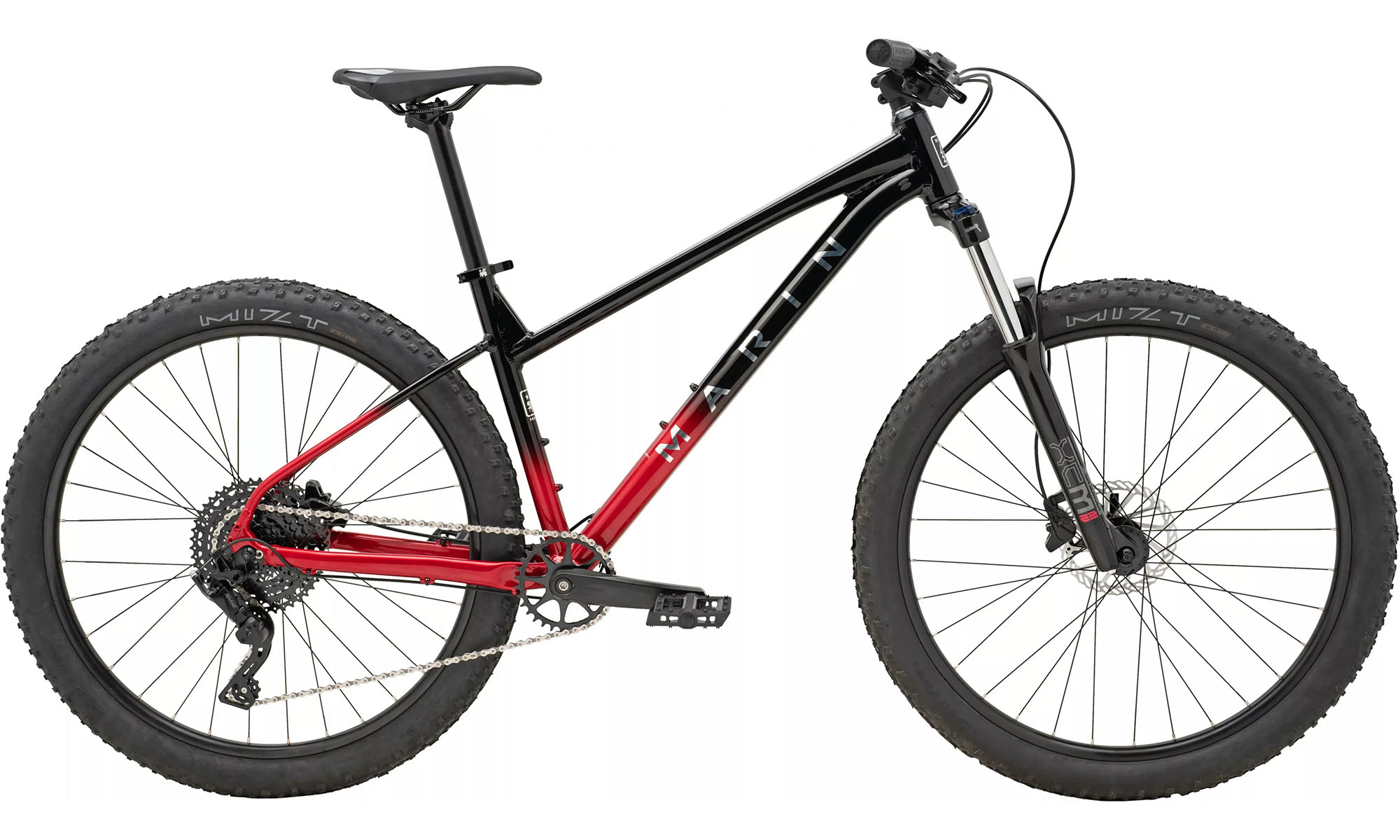 Велосипед Marin WILDCAT TRAIL 3, 27,5", розмір M, 2025, чорно-червоний 