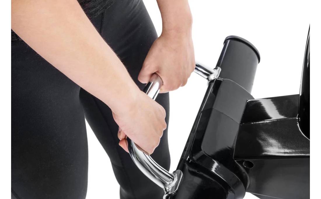 Горизонтальний велотренажер Hop-Sport HS-070L Helix iConsole+ чорно-червоний 5