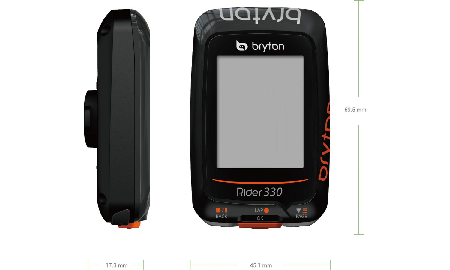 Bryton Rider 310 E Black Cycling 4