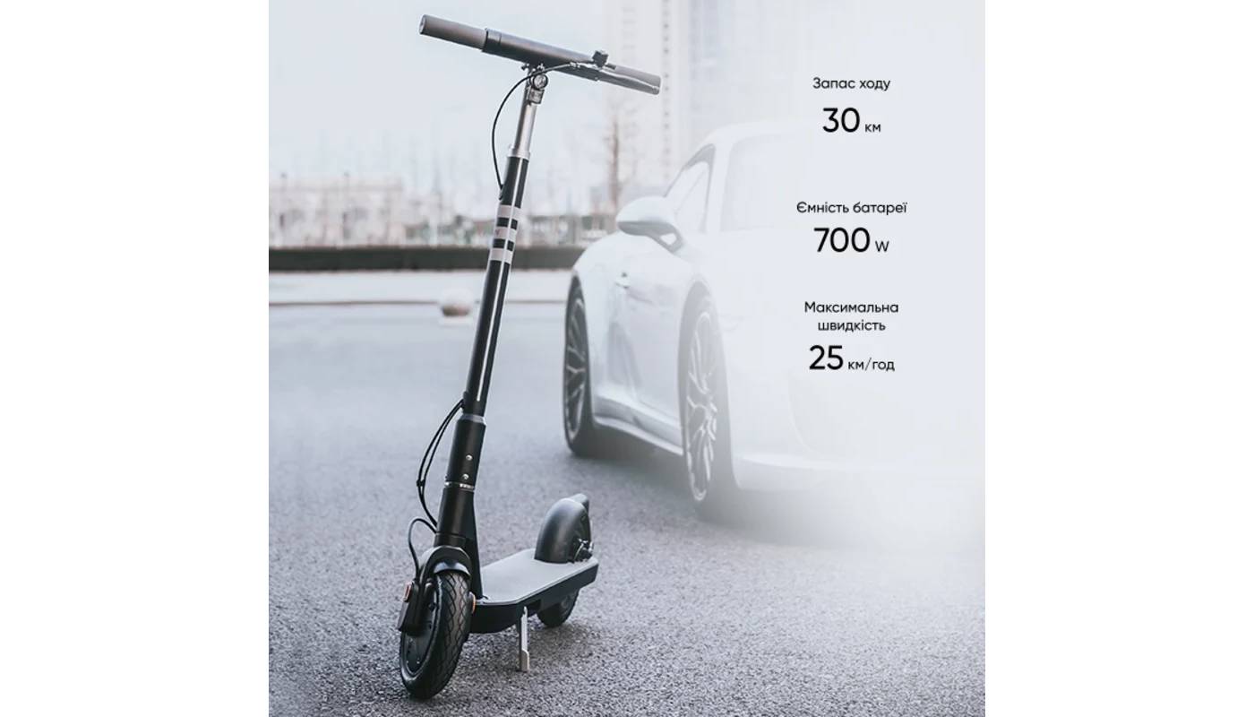Электросамокат OKAI ES10-NEON Lite 9" 300(600)W, 7.8Ah, NFC, App, черный 8