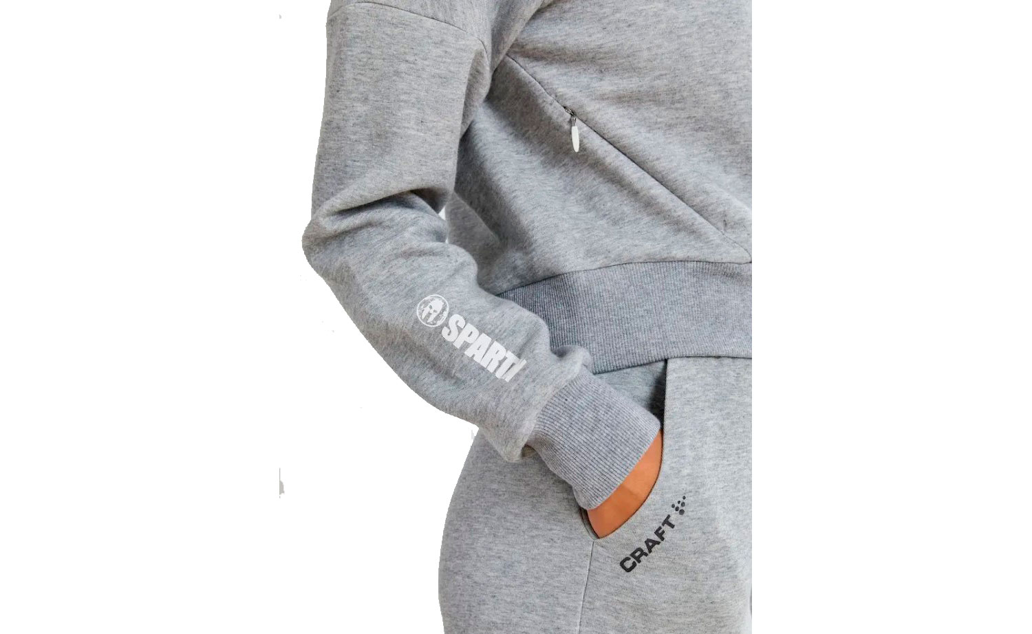 Кофта Craft Spartan Hoodie женская, размер L, сезон AW 19, серый 5