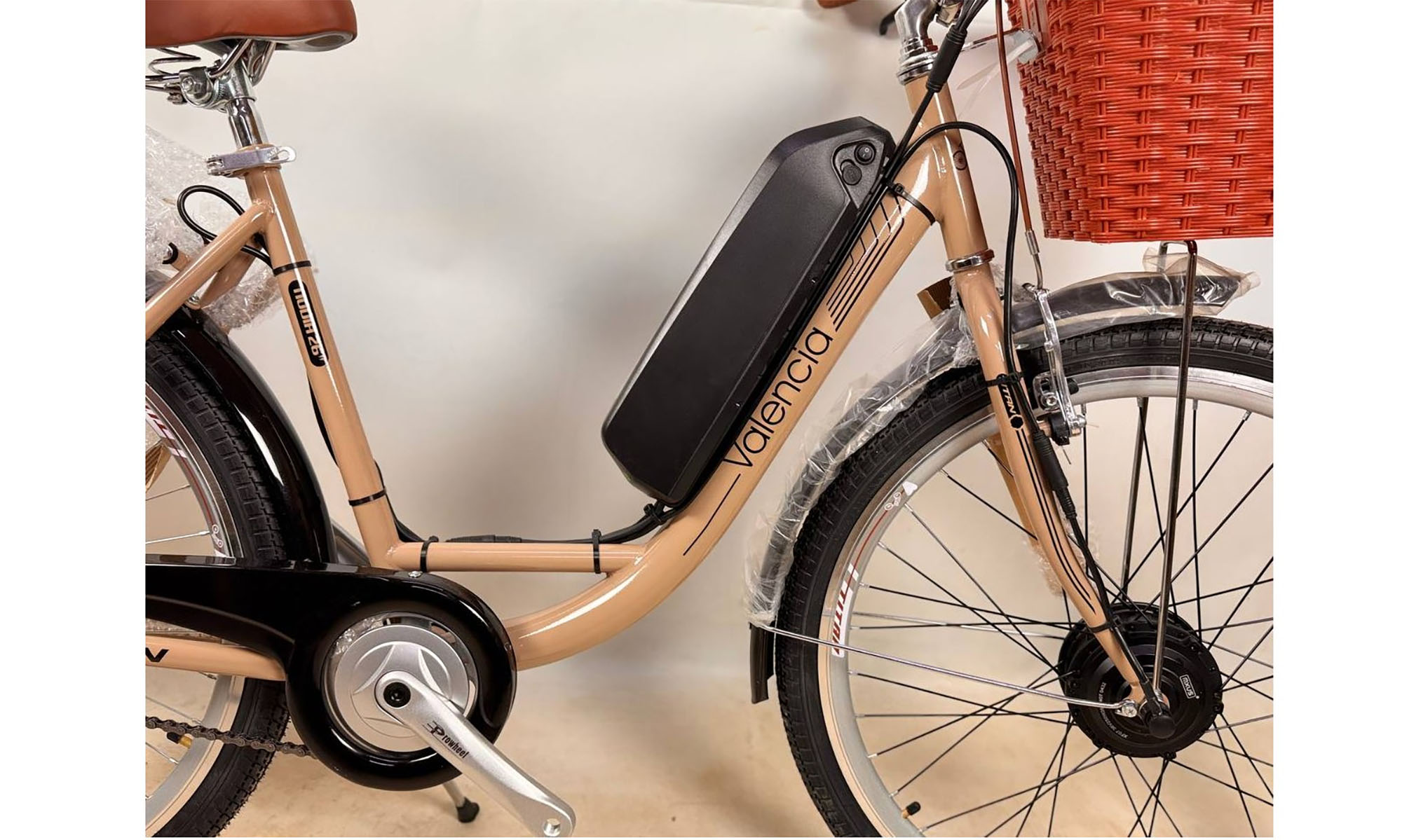 Eltureshop Titan Valencia 26 ", розмір M, кадр 18", 2021, коричневий 350W 36V10Ah з дисплеєм 2