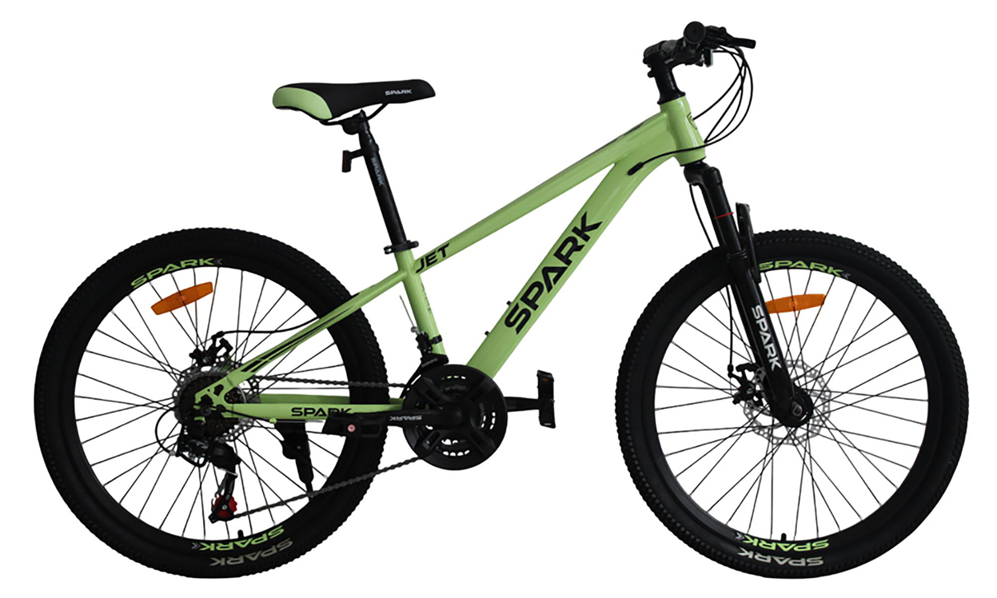 Велосипед SPARK JET 24", розмір XXS, рама 12", рік 2025, зелений 