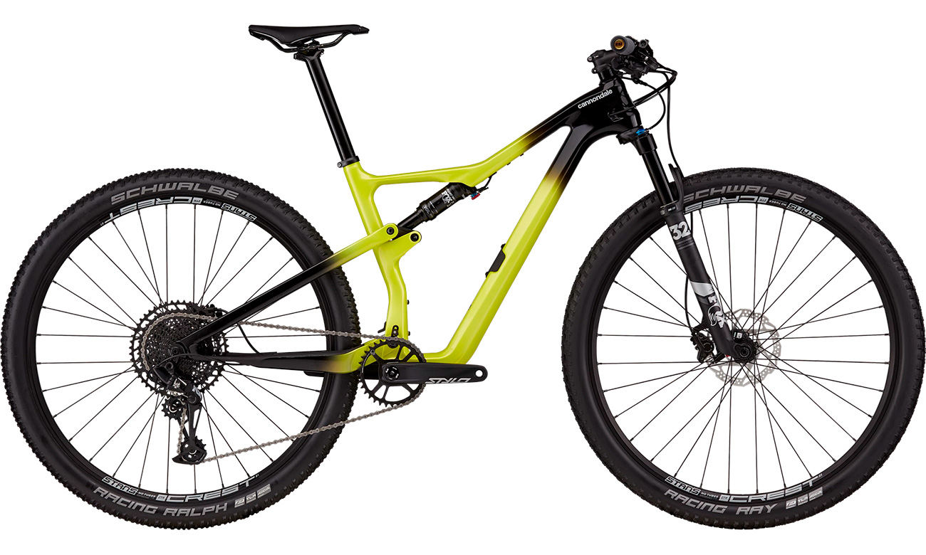 Велосипед Cannondale SCALPEL Carbon 4 29" (2021) 2021 Черно-зеленый 7