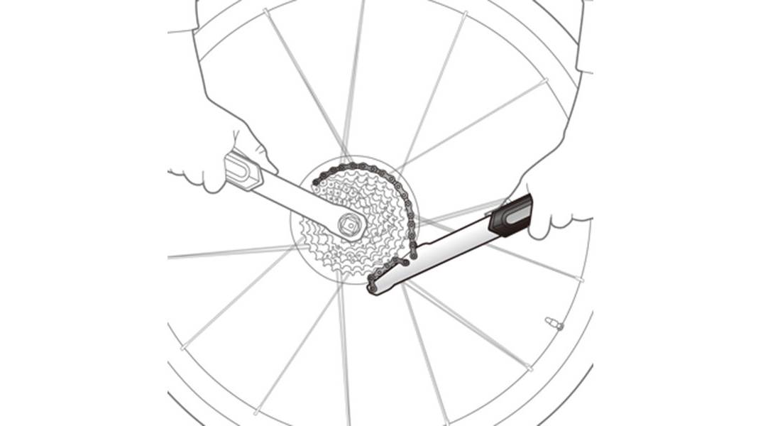 Фотографія Ключ-хлист для касети Topeak Chain Whip/Sprocket Remover, сталь 2