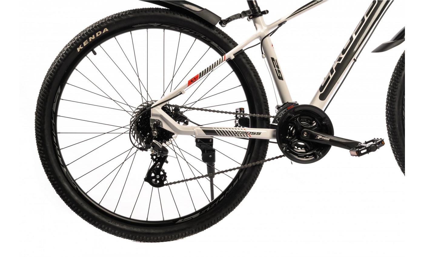 Фотография Велосипед Cross Scorpion 29" размер S рама 16 2022 Белый-Чёрный 5