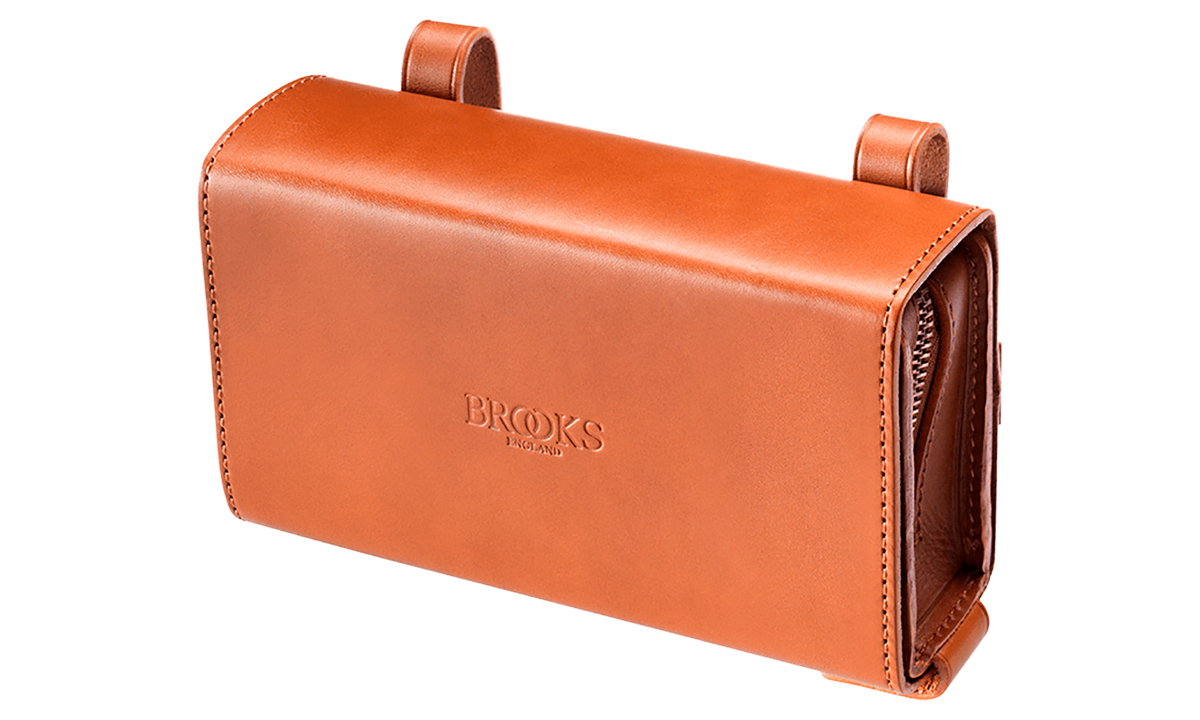 Фотография Сумка подседельная BROOKS D-Shaped Tool Bag, оранжевая