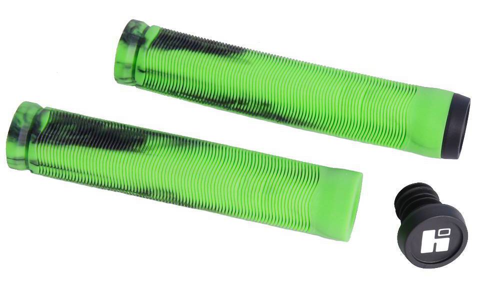 Грипсы для трюкового самоката Hipe LMT02, black/green 2