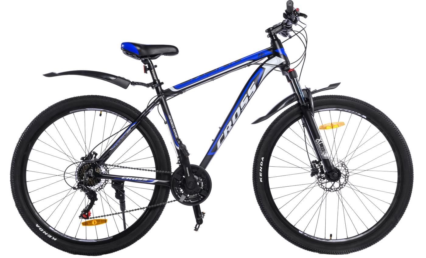 Фотографія Велосипед Cross Urban 29" розмір L рама 19 2022 Чорно-синій