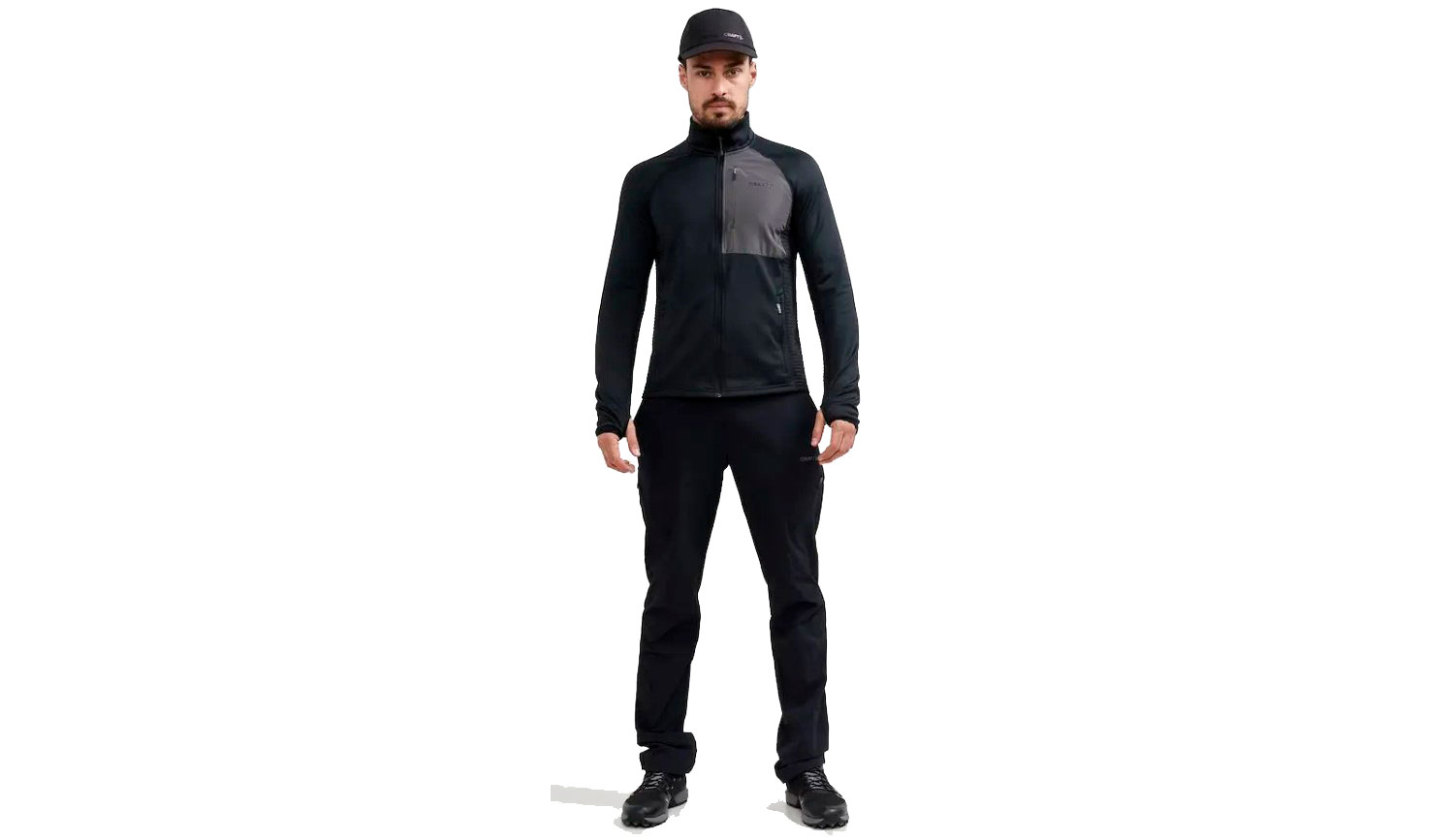 Кофта Craft ADV Tech Fleece Thermal midlayer мужская, размер L, сезон AW 21, черный 4 Кофта Craft ADV Tech Fleece Thermal midlayer мужская, размер L, сезон AW 21, черный 4