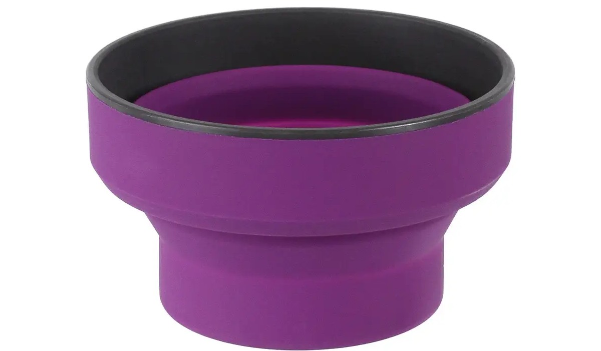 Кухоль туристичний складаний Lifeventure Silicone Ellipse Mug purple 3