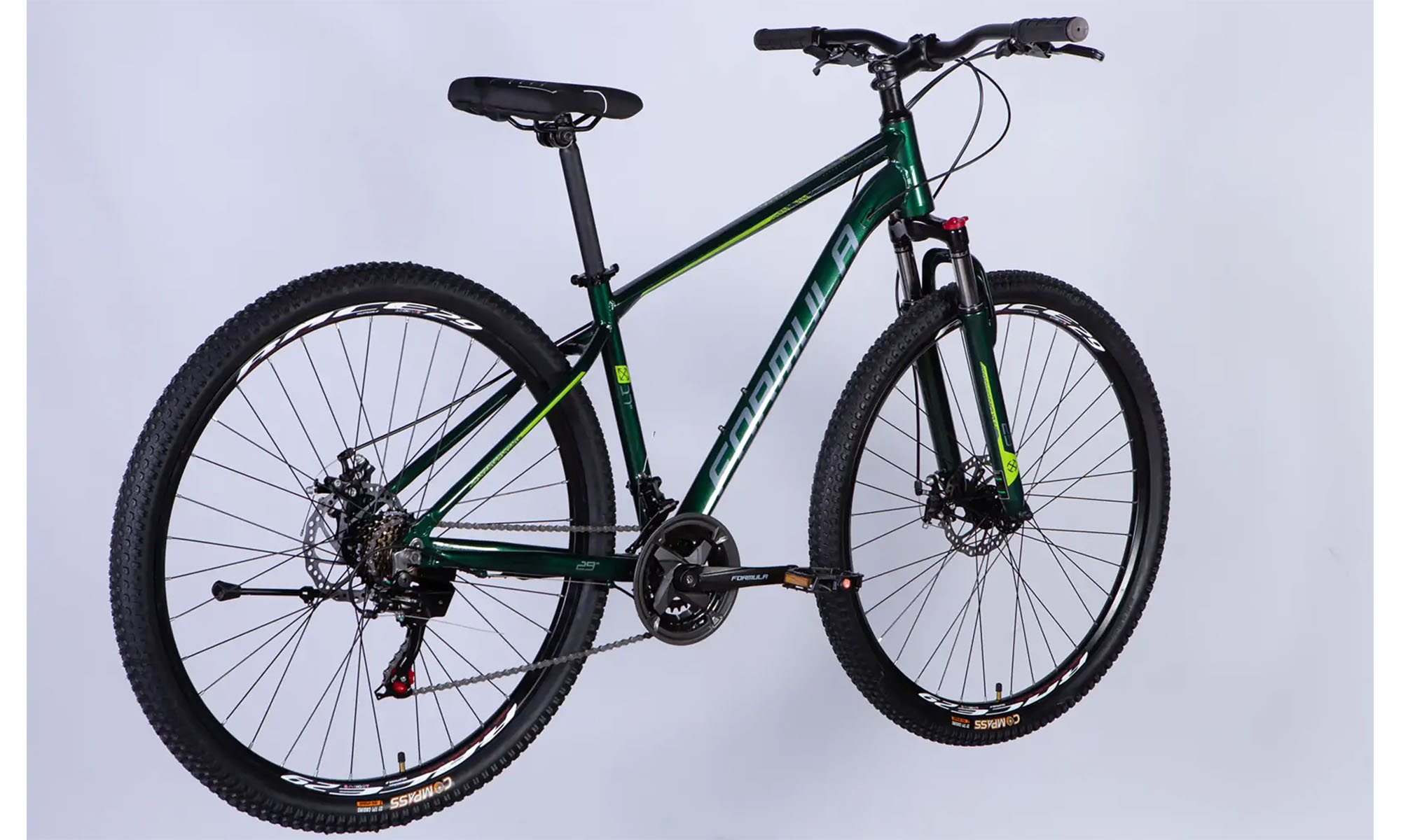 Велосипед Formula MOTION DD FR 29", размер M, рама-17", год 2026, зеленый 4