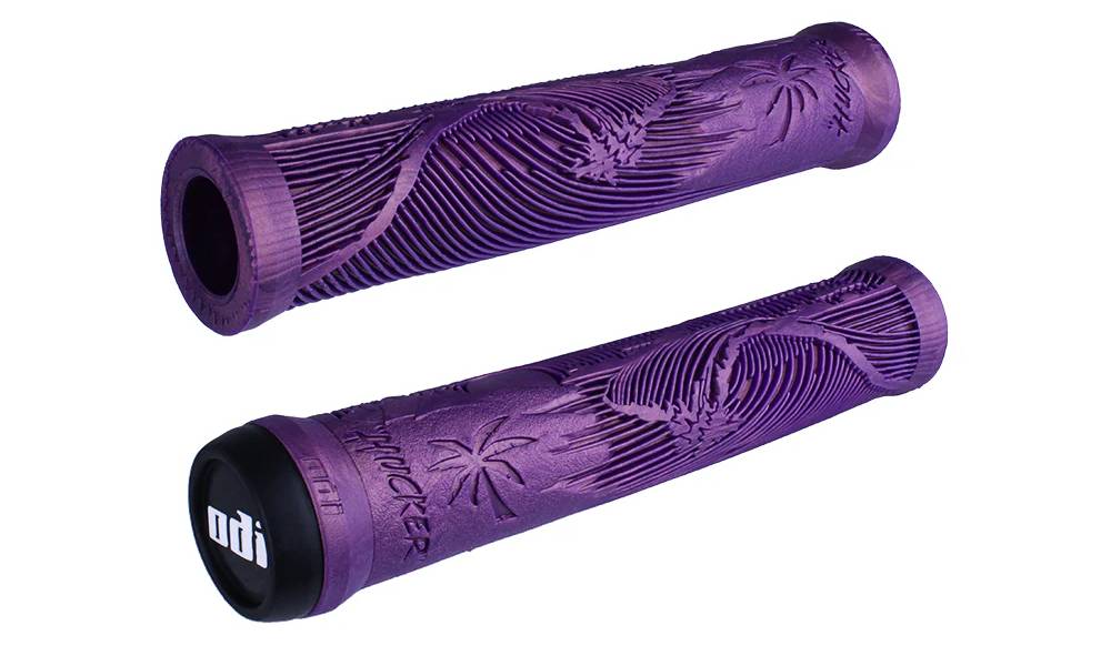 Грипсы ODI Hucker Signature 160mm no Flange Purple 