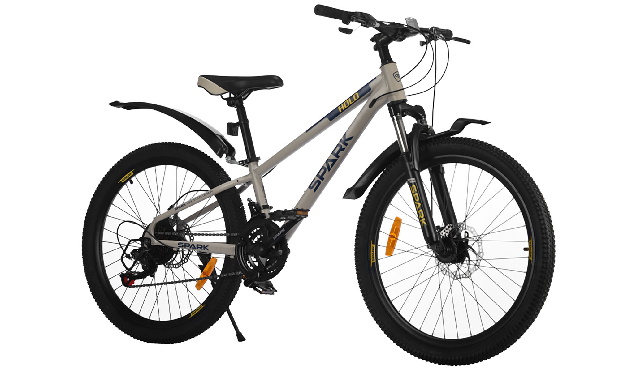 Велосипед SPARK HOLD 24", размер XXS, рама 11", год 2025, серый 4 Велосипед SPARK HOLD 24", размер XXS, рама 11", год 2025, серый 4