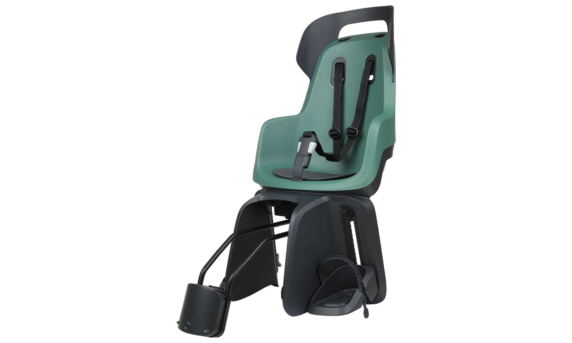 Детское велокресло Bobike GO Frames RS Reclining System - заднее сиденье на раму, мятное 