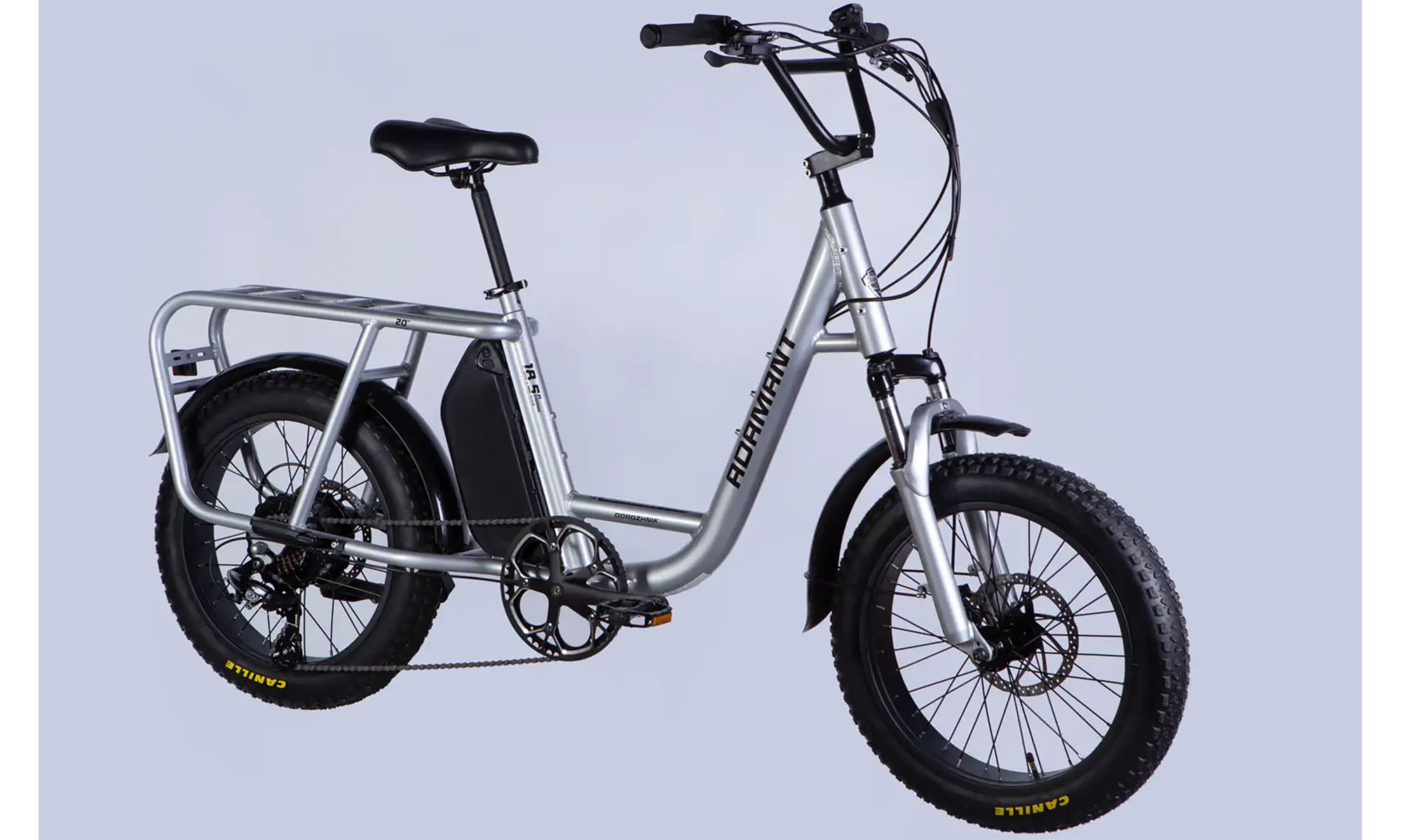 Велосипед с электроприводом Dorozhnik eADAMANT DD FR 20", размер M, рама-18,5", 48B, 17.5А*ч, 500Вт, год 2025, серебристый 2 Велосипед с электроприводом Dorozhnik eADAMANT DD FR 20", размер M, рама-18,5", 48B, 17.5А*ч, 500Вт, год 2025, серебристый 2