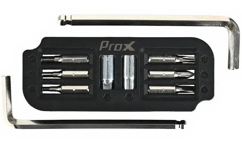 Набор ключей ProX TL-51 MIKRO BIT, 10 предметов, черный