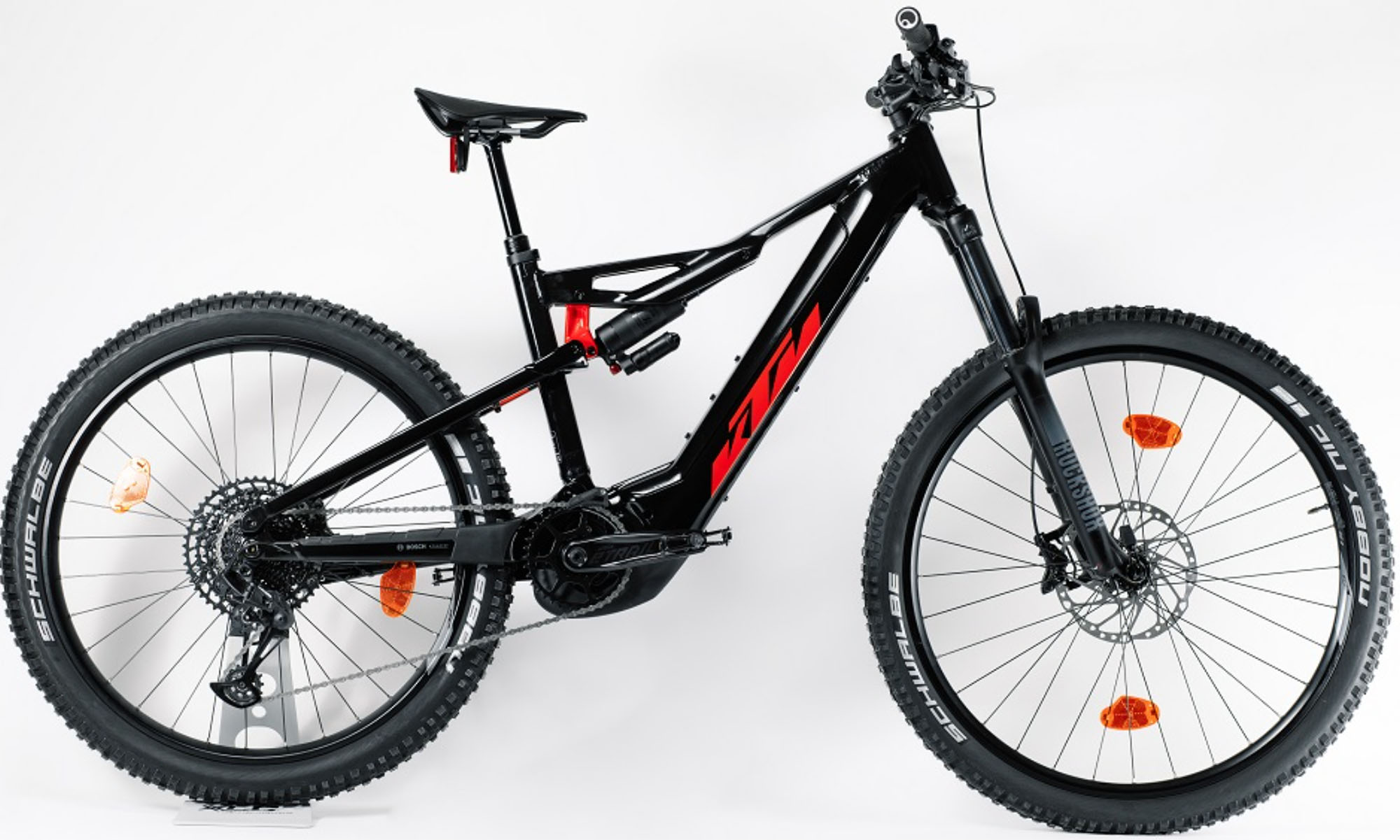 Фотография Электровелосипед KTM MACINA KAPOHO 7973 29/27.5", размер M, рама 43, 2023, черный  12