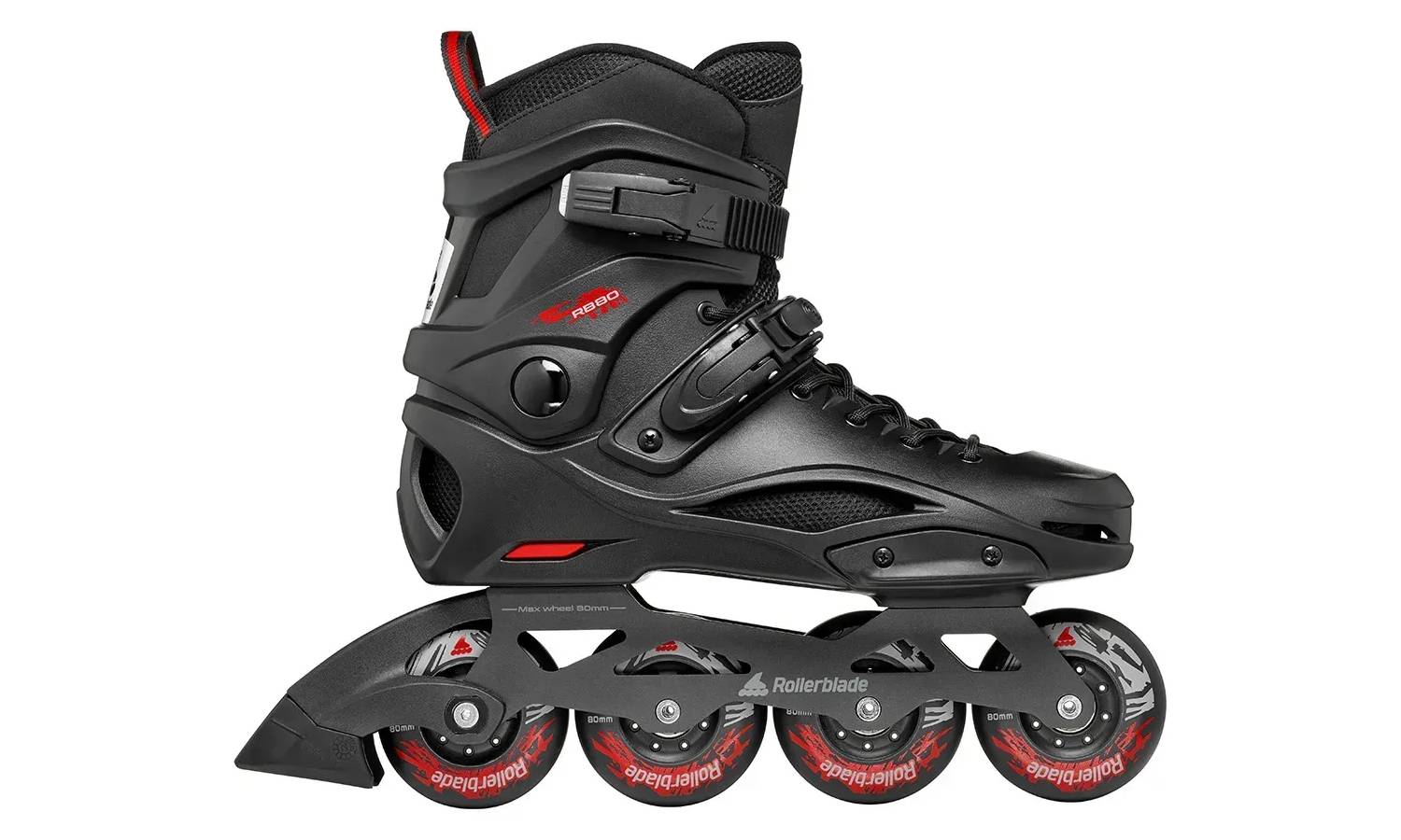 Ролики Rollerblade RB 80 black-red 250 5