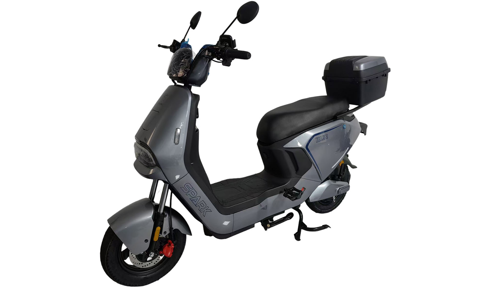 Велосипед з електромотором SPARK RUN 10", розмір 14", 60V/1000W/25Ah, рік 2026, сірий 2 Велосипед з електромотором SPARK RUN 10", розмір 14", 60V/1000W/25Ah, рік 2026, сірий 2