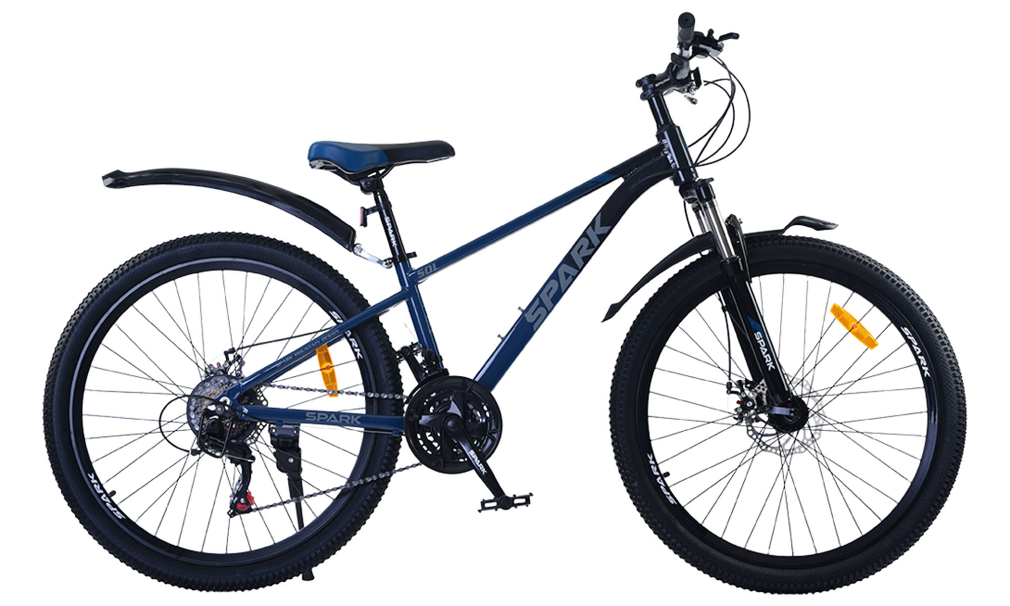 Велосипед SPARK SOL 26", размер XS, рама 13", год 2026, тёмно-синий с синим 