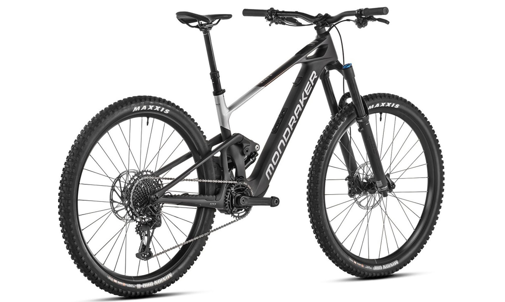 Электровелосипед MONDRAKER NEAT R Carbon 29" 160mm, 360Wh TQ HPR-50, размер M, (2024), черно-серебристый 2