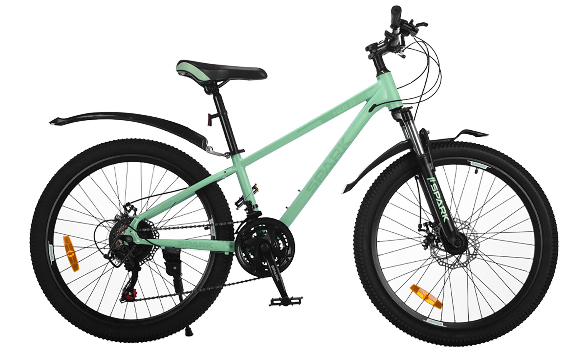 Велосипед SPARK HOLD 24", размер XXS, рама 12", год 2025, мятный Велосипед SPARK HOLD 24", размер XXS, рама 12", год 2025, мятный