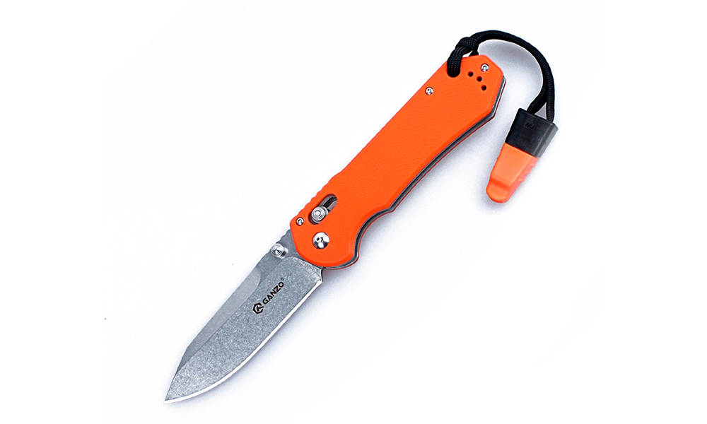 Фотография Складной нож Ganzo G7452-WS оранжевый