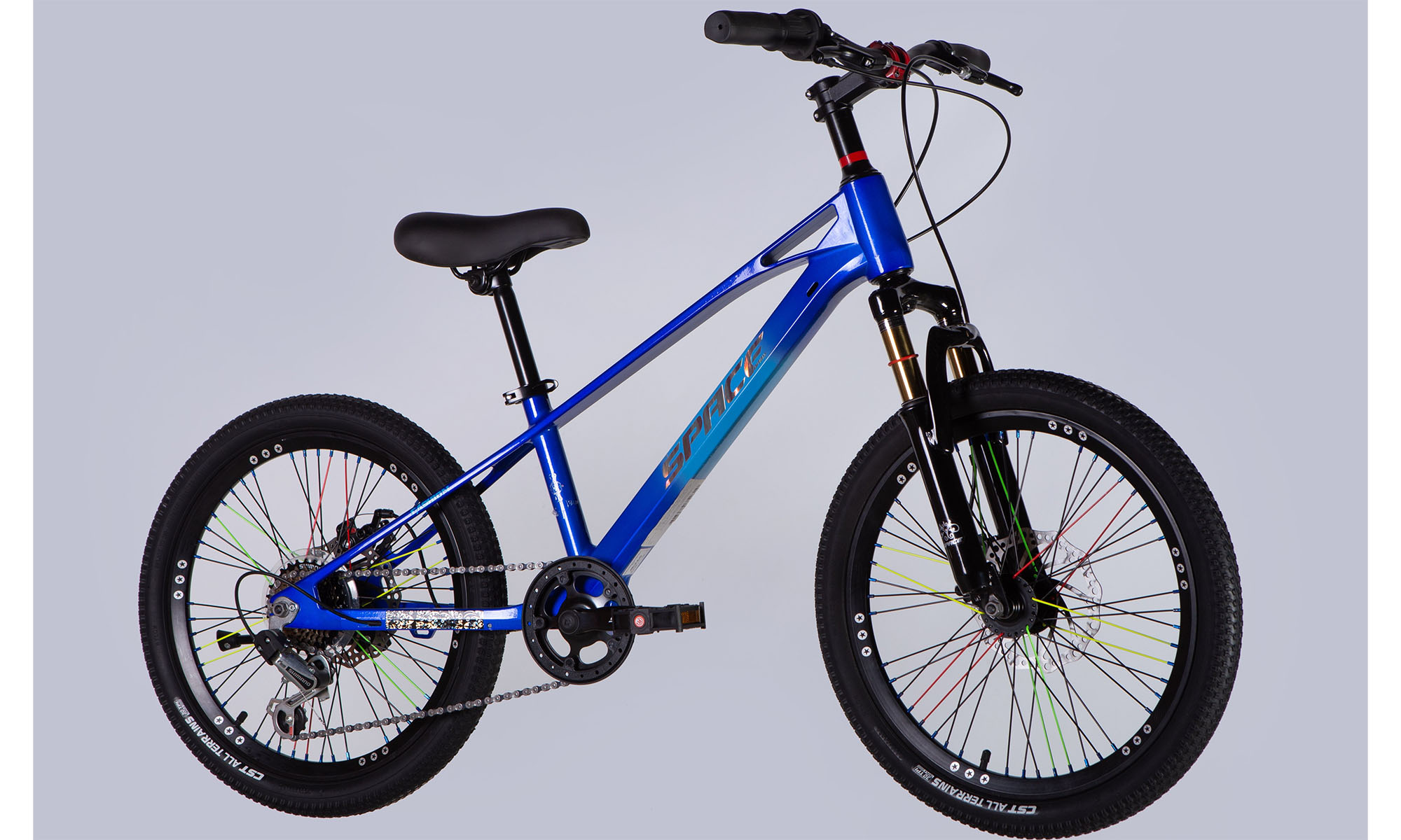 Велосипед SPACE KID ALIOTH DD FR 20", размер XXS, рама-11", год 2025, синий 3 Велосипед SPACE KID ALIOTH DD FR 20", размер XXS, рама-11", год 2025, синий 3