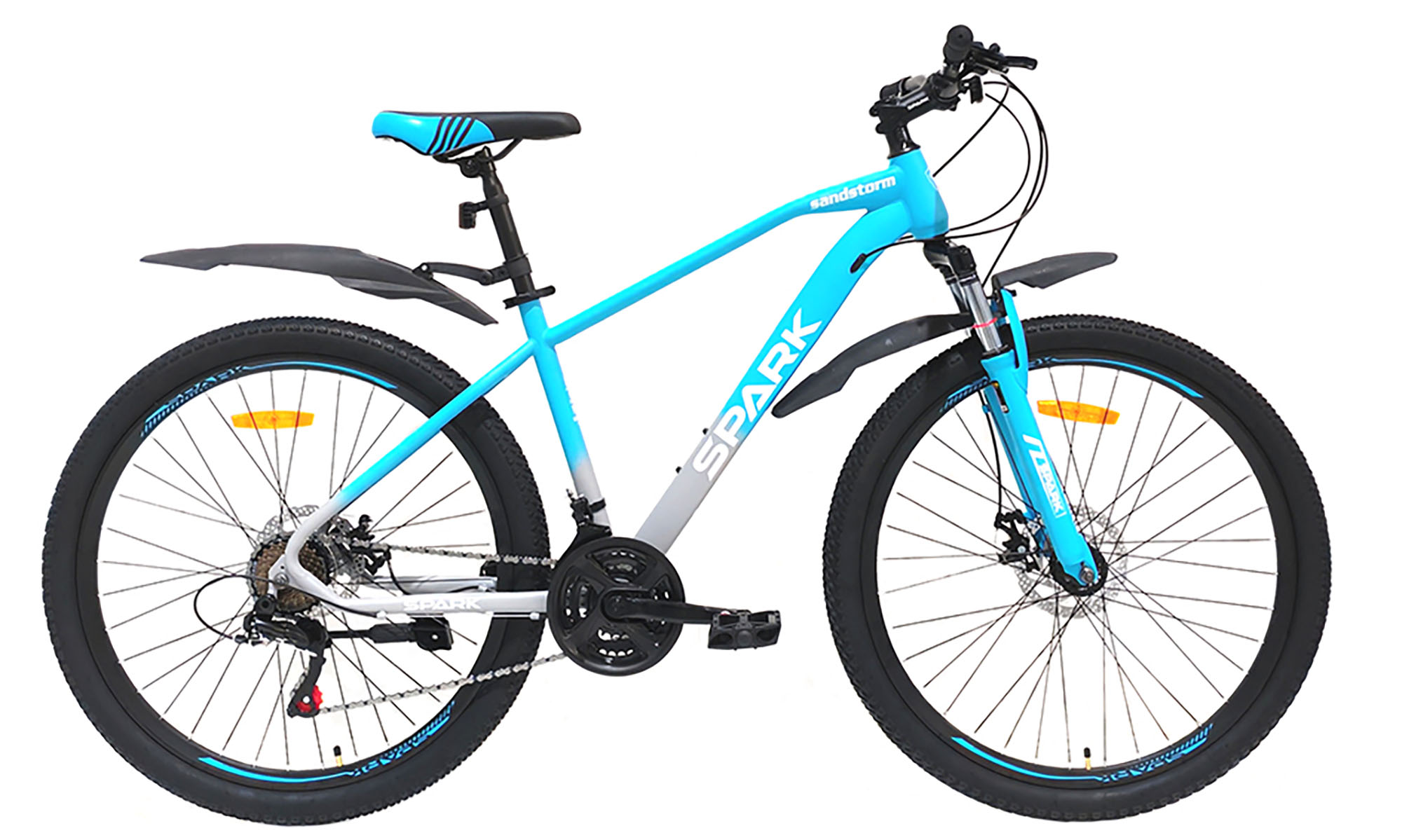 Велосипед SPARK SANDSTROM 27,5", размер M. рама 17", 2025, голубой с серым