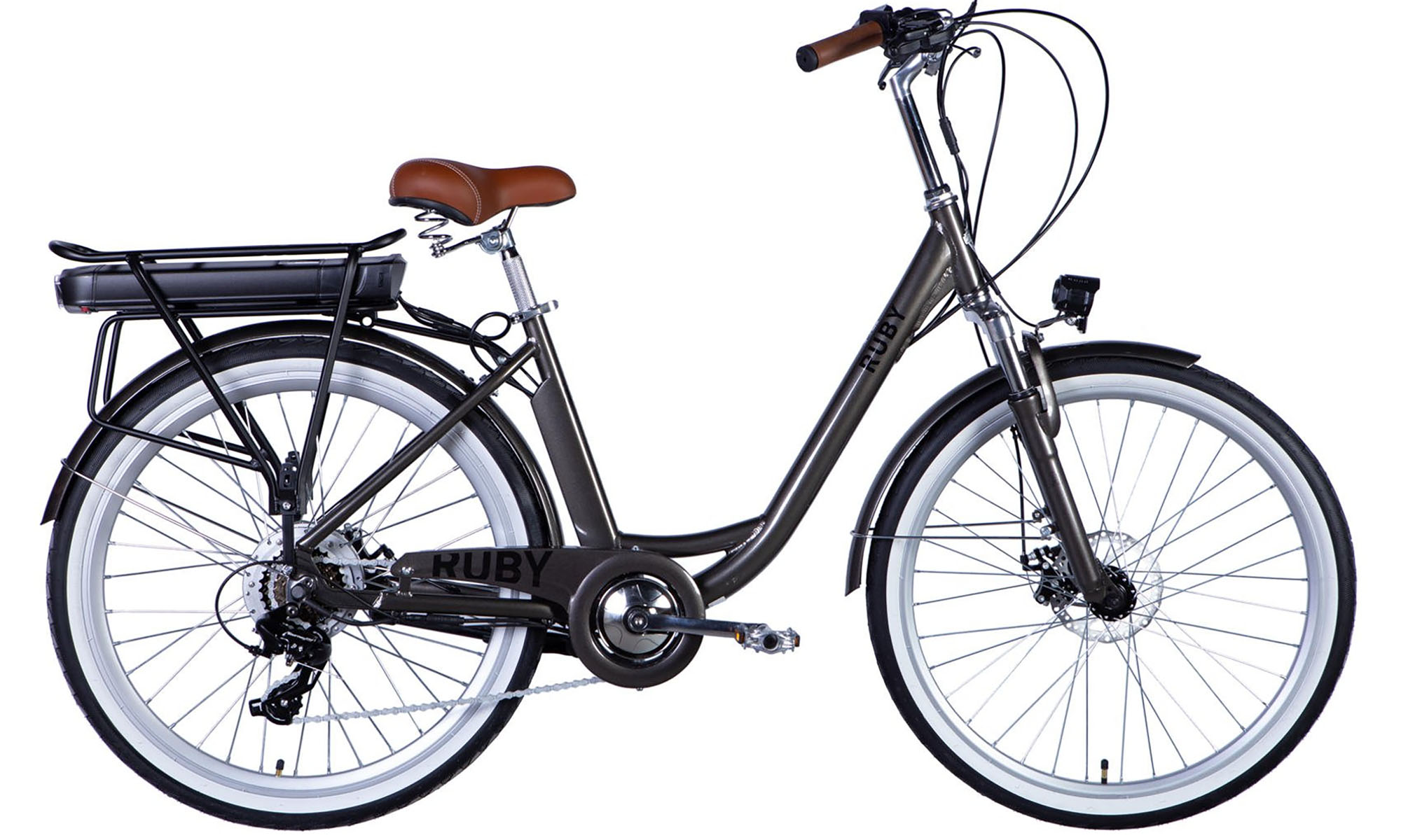 Велосипед с электроприводом Dorozhnik eRUBY DD FR 26", размер M, рама-17", 48B, 15А*ч, 500Вт, год 2026, мокрый асфальт Велосипед с электроприводом Dorozhnik eRUBY DD FR 26", размер M, рама-17", 48B, 15А*ч, 500Вт, год 2026, мокрый асфальт