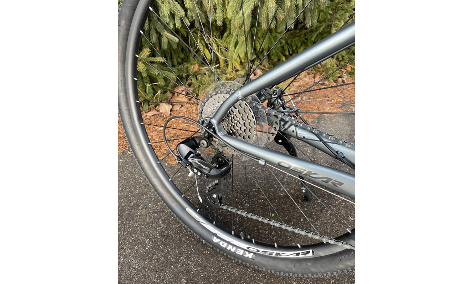 Велосипед Oskar Shadow 29" размер М рама 18" графітовий матовий 3