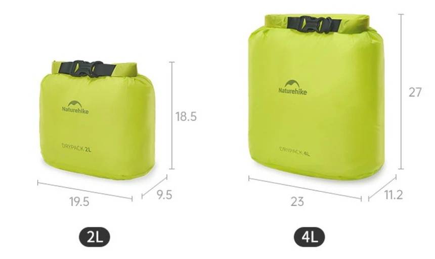 Гермомешок Naturehike CNK2550XB012, 4 л, желтый 2 Гермомешок Naturehike CNK2550XB012, 4 л, желтый 2