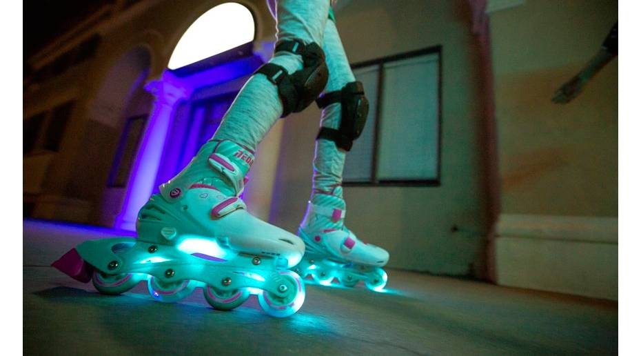 Роликовые коньки Neon Inline, размер 30-33, бирюзовый 7