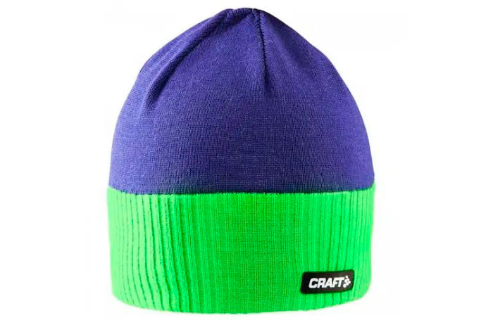 Фотография Шапка Craft Bormio размер S/M, фиолетово-зеленый