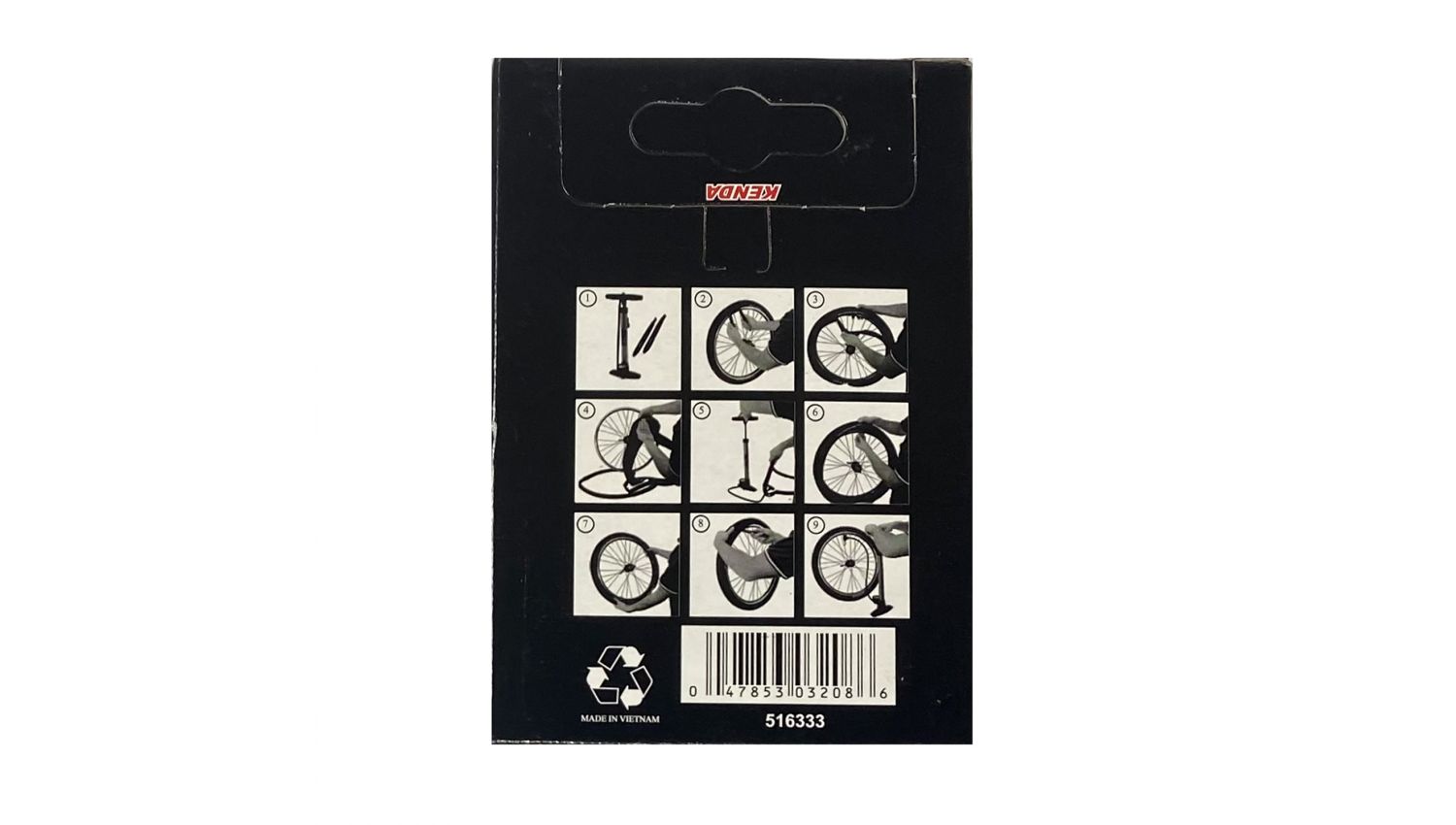 Камера KENDA 27.5x1.75-2.125, A/V-48мм, 45/54-584, у коробці 4