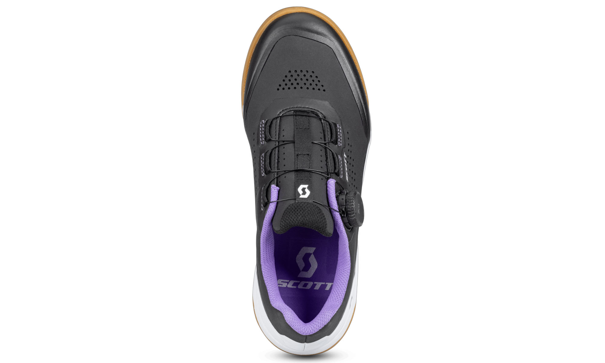 Велотуфли SCOTT W MTB VOLT EVO FLAT BOA, черно-белые, размер 37.0 3