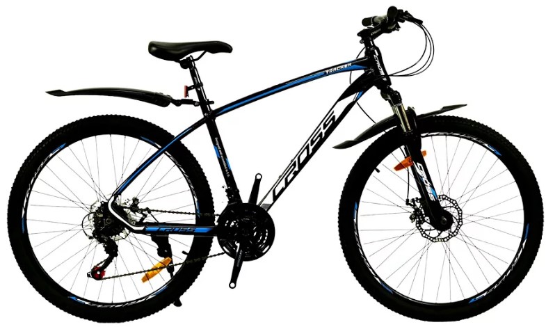 Фотография Велосипед CROSS Tracker 26" размер М рама 17 2022 Черный-Синий
