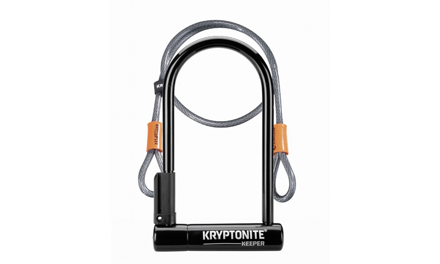 Фотографія ВЕЛОЗАМОК KRYPTONITE U-LOCK KEEPER 12 STD З КРІПЛЕННЯМ + ТРОС