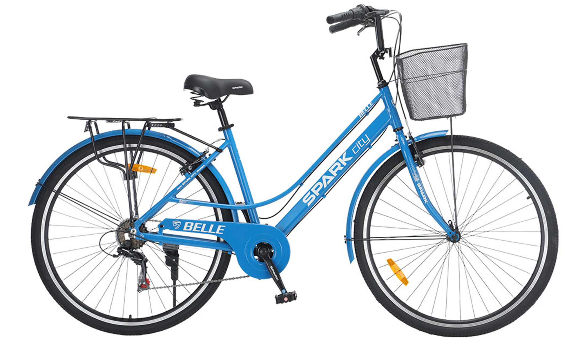 Велосипед SPARK CITY BELLE 28", размер L, рама 18", год 2026, синий Велосипед SPARK CITY BELLE 28", размер L, рама 18", год 2026, синий