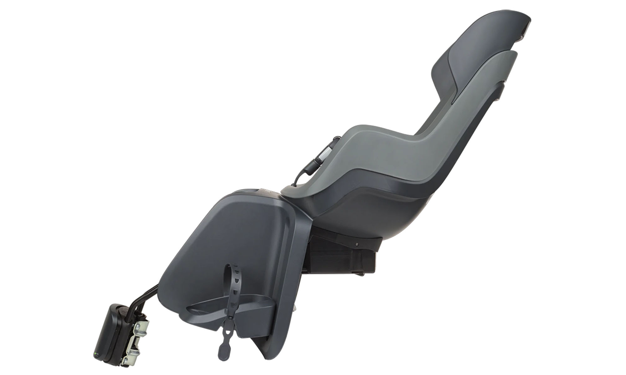 Детское велокресло Bobike GO Frames RS Reclining System - заднее сиденье на раму, серое 5 Детское велокресло Bobike GO Frames RS Reclining System - заднее сиденье на раму, серое 5