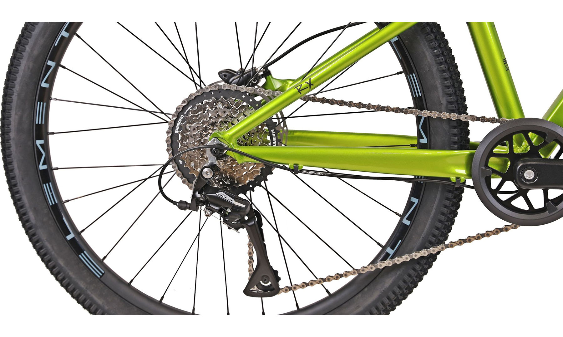 Фотография Велосипед CYCLONE RX 26" размер S 2025 Салатовый (мат) 7