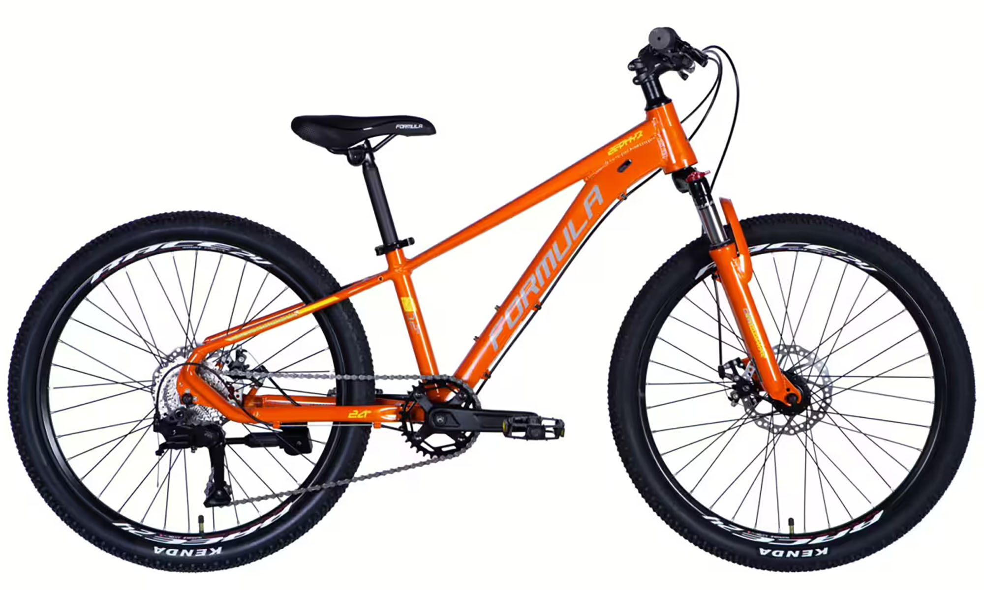 Велосипед Formula ZEPHYR 3.0 DD CS 24", размер XXS, рама-12", год 2026, оранжевый