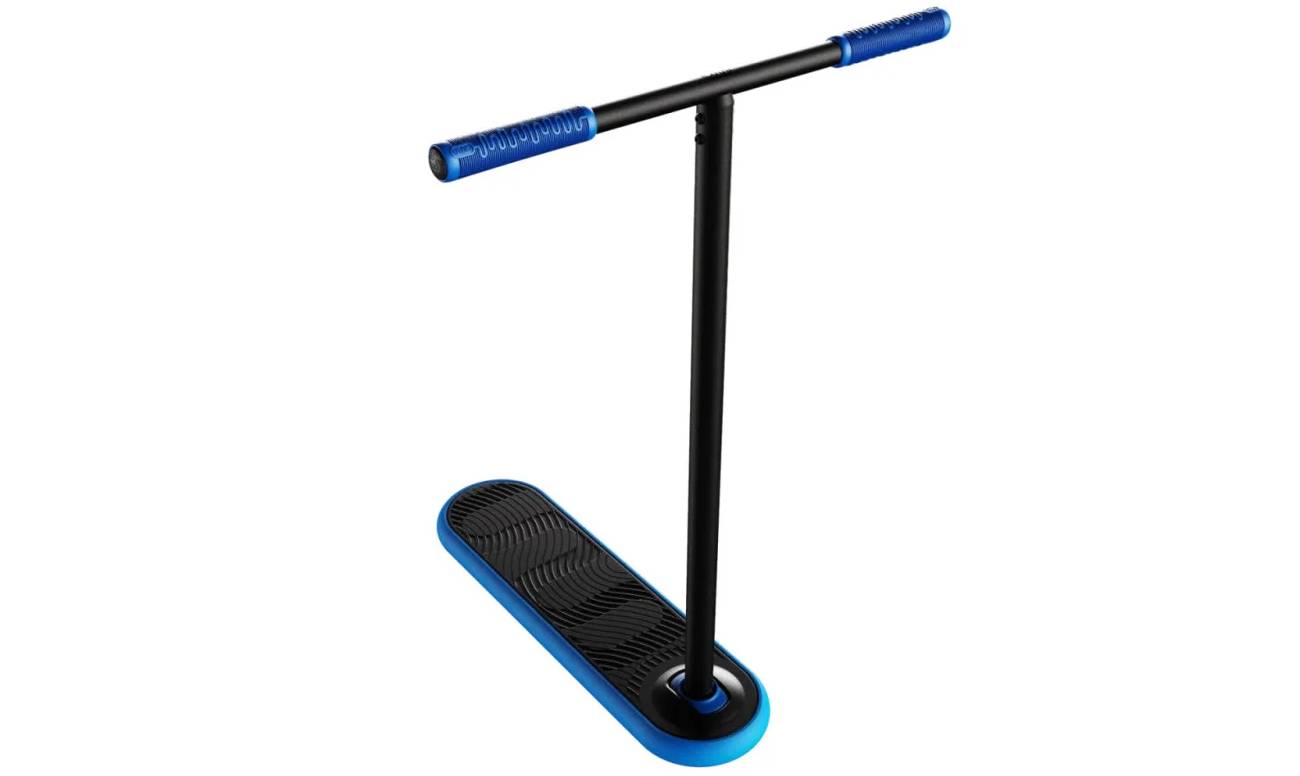 Трюковый самокат-тренажер Indo Trampoline V2 Scooter черно-синий Трюковый самокат-тренажер Indo Trampoline V2 Scooter черно-синий
