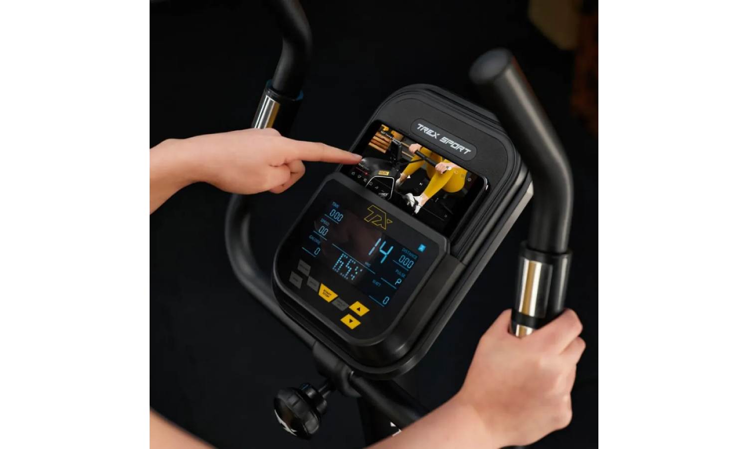 Велотренажер Trex Sport TX-750EB SABER электромагнитный черный 5 Велотренажер Trex Sport TX-750EB SABER электромагнитный черный 5