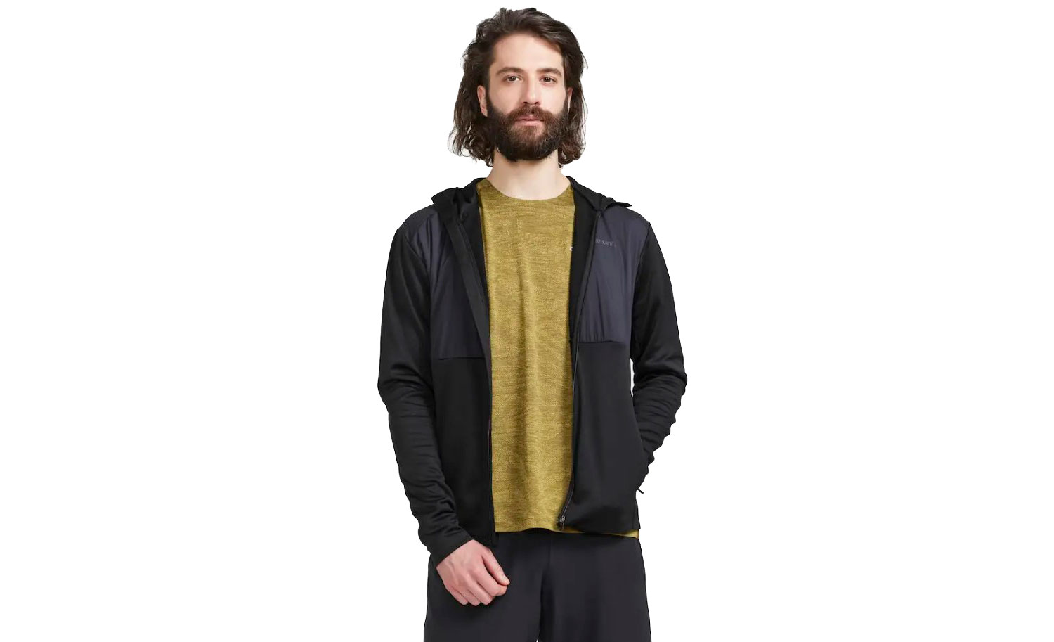 Фотография Кофта Craft ADV ESSENCE JERSEY HOOD, мужская, размер L, сезон AW 22, черный 8