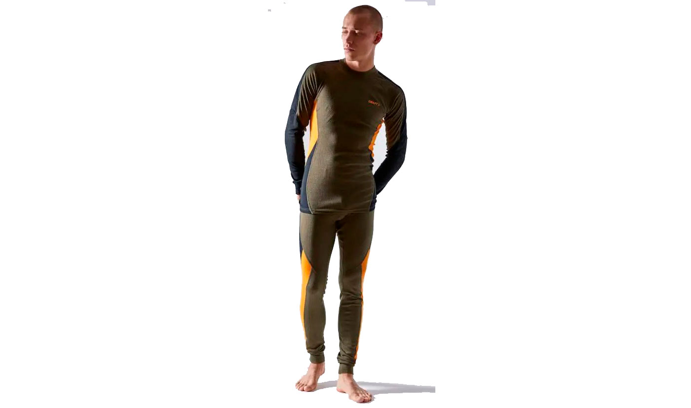 Термокофта Craft BASELAYER TOP, мужской, размер S, сезон AW 22, DARK OLIVE 4