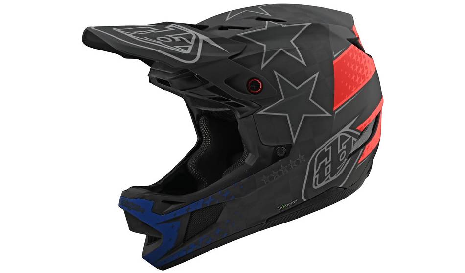 Вело шлем фуллфейс TLD D4 Carbon размер XL (60-62 см) Freedom 2.0 Black/Red 7